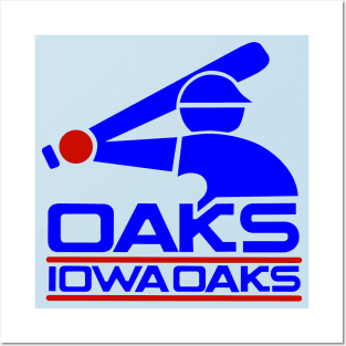 Defunct Iowa Oaks Baseball 1981 Posters and Art